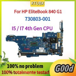 Motherboard 730803001 6050A2560201MBA03 Motherboard For HP EliteBook 840 G1 Laptop Motherboard With I54300U/4210U CPU.100% Test Work