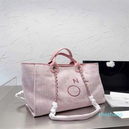 2023 Luxury Designer beach bags canvas crossbody New fashion Women handbags clutch purse Large Capacity crossbody shoulder bag Six Styles