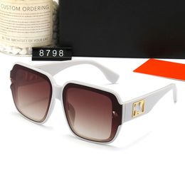 Top luxury Sunglasses Polaroid lens A J 8798 designer women s Men s Goggle senior Eye wear For Women eyeglasses frame Vintage Metal Sun Glasses With Box