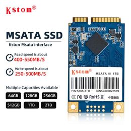 Drives Kston mSATA SSD 3050 64GB 128GB 256GB 512GB 1TB 2TB HDD For Computer 3x5cm Internal Solid State Hard Drive For HP Desktop Laptop