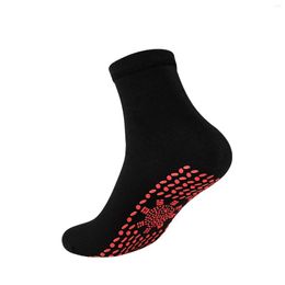 Cycling Gloves Ly Autumn Winter Men Socks Tourmaline Self Heating Design Lightweight Ribbed