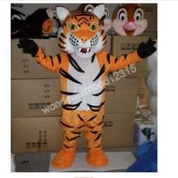 Big Tiger Animal Mascot Costumes Carnival Hallowen Gifts Unisex Adults Fancy Party Games Outfit Holiday Outdoor Advertising Outfit Suit