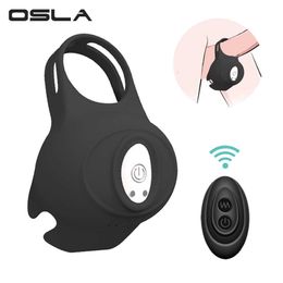 Magnetic Charging Adult Sex Toy Wireless Remote Control Vibrator Wearable Vibrating Ring for Men Male Couple