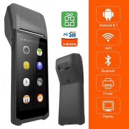 Printers New Q3Pro 4G 2+16GB Android 8.1 Handheld PDA POS Machines Mobile Touch Screen System All in One Multifunctional Wifi Printers