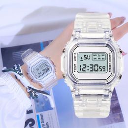 Wristwatches Watch For Women Electronic LED Display Digital Fashion Casual Simple Silicone Girls Montre Homme GiftWristwatches