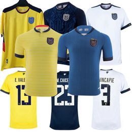 2023 2024 Ecuador Soccer Jerseys national team ESTUPINAN PLATA CAICEDO JOAO ROJAS VALENCIA IBARRA home away 3rd 22 23 24 football shirt