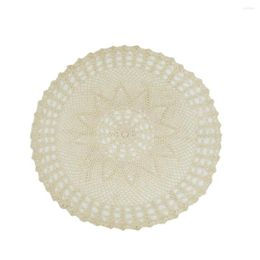 Table Cloth Cotton Tablecloth Desk Cover Sofa Doily Handmade Crochet Fine Workmanship Softness Supple Decoration Dining Room Multipurpose