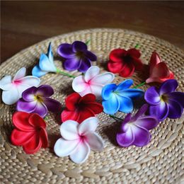 Decorative Flowers & Wreaths 20 Plumeria Cake Toppers Real Touch Flower Blooms Wedding Decorations Bouquets Centerpieces Artificial