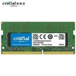 RAMs Crucial Ram DDR4 8GB 16GB 4GB Memory 2666 MT/s (PC421300) SR x8 SODIMM RAM 1.2V 260Pin For Laptop notebook