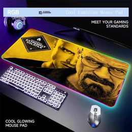 Rests Computer RGB Mouse Pad Gaming Mat Mause Gamer Breaking Bad Mousepad Pc Keyboard Desktop Table Xxl Desk Accessories Gamer Cabinet