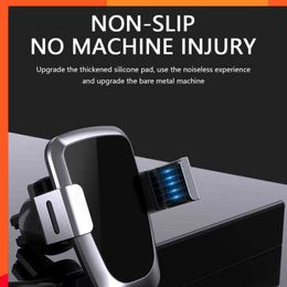 New Alloy Smart Phone Holder Universal Car Mobile Phone Holder Car Accessories Gps Phone Bracket 360 Degrees Rotating Multi-function