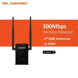 Routers COMFAST CFWR302S 300Mbps 2* 5dBi WIFI Antenna Wireless Wifi Router wifi Repeater Signal Amplifier