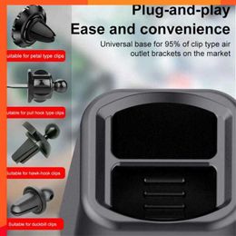 New Universal Mobile Phone Holder Base Adhesive Fixed Mobile Phone Bracket Base Portable Car Universal Support Centre Console