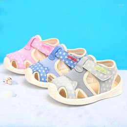 First Walkers TOU Born Baby Boys Summer Sandal Infant First-Walkers Shoes Toddler Girls Outdoor Soft Anti-Slip Sneakers Kids Beach