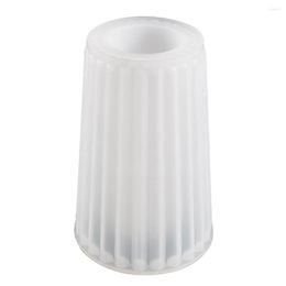 Baking Moulds Silicone Mould Stripe Heightened Three-Dimensional Vase Pen Holder Mould Diy Crystal Epoxy Resin Moulds