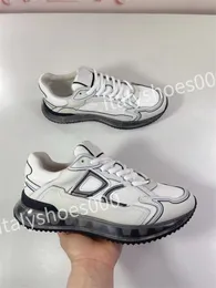 Luxurys Designer Sneakers Calfskin Casual Shoes Reflective Shoes Leather Trainers All-match Stylist Sneaker Leisure Shoe