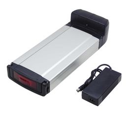 Rear Rack Battery Pack 36V 10.4Ah 13Ah 15Ah Ebike Luggage Carrier Li-ion Battery with Charger