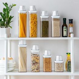 Storage Bottles Odor-free Convenient Clear Body Noodle Box Tank Transparent Sealed Jar Minimalistic For Dining Room