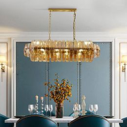 Pendant Lamps Restaurant Chandelier Post-modern Light Luxury Nordic Style Design Clothing Store Personality Creative Villa Full Copper Lamp