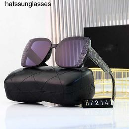 2022 New Fashion Large Frame Glasses Women's Sunshade Sunglasses UV Resistant Decorative Sunglasses two for one