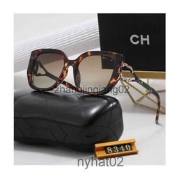 Designer Chanells Glasses Channelsunglasses Cycle Luxurious Fashion Sports Polarise Sunglass Men Women Vintage Baseball Large Frame Black Round Sun Glasses