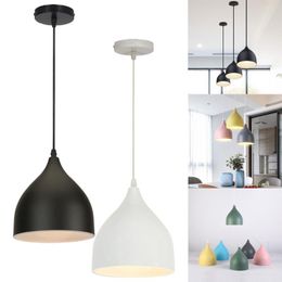 Pendant Lamps Multicolour Lustre Restaurant Hanging Lights Lighting Kitchen Light Shade Fixtures Modern E27 Led Loft Chandelier