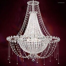 Chandeliers European Luxury Egyptian Crystal Lights Fixture Italian Design Chandelier Villa Dining Room Home Indoor Lighting