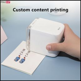 Mice Kongten Mbrush Colour Mobile Colour Mini Inkjet Printer Wifi Customised Code Android Wireless Handheld Gift Card Printer