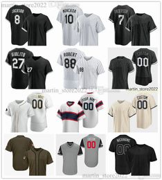 Stitched 2023 Baseball Jerseys 25 Andrew Vaughn 31 Liam Hendriks 57 Tanner Banks 39 Aaron Bummer 84 Dylan Cease 52 Mike Clevinger 45 Garrett Crochet 34 Michael Kopech