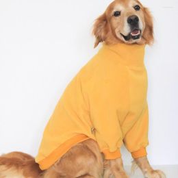 Dog Apparel Large Clothes Autumn And Winter Polar Fleece Sweater Golden Retriever Labrador Doberman Accessories