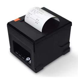 Printers 80mm Thermal Receipt Auto Cut Desk Printer Automatic Cutter Restaurant Kitchen POS USB Serial LAN Wifi Bluetooth