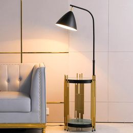Floor Lamps Modern Lamp Bedroom Bedside Living Room Sofa Stand Study Office Vertical Table Light Decor Lighting