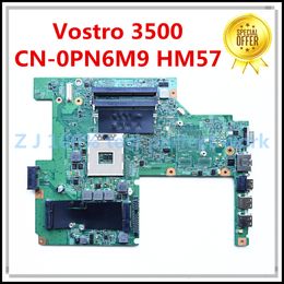 Motherboard High Quality For DELL V3500 3500 Laptop Motherboard CN0PN6M9 0PN6M9 PN6M9 HM57 DDR3 MainBoard 100% Tested Fast Ship