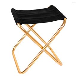 Camp Furniture Folding Chair Foldable Structure Camping Bench Picnic Stools Hiking Outdoor Stool With A Storage Bag Silver Black