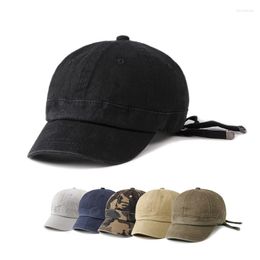 Ball Caps Spring And Autumn Hat Men's Baseball Cap Korean Youth Hip Hop Ribbon Women's Light Board Performance Sunshade