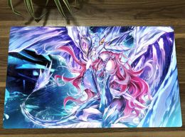 Rests YuGiOh Nekroz of Gungnir TCG Mat Anime Trading Card Game Mat CCG Duel Playmat Antislip Mouse Pad Desk Play Mat Free Bag