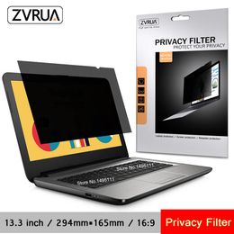 Filters 13.3 inch (294mm*165mm) Privacy Filter Anti spy Screens protective film for 16 9 Laptop