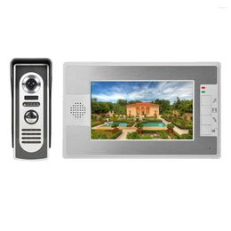 Video Door Phones Mountainone Doorbell Smart Security Bell Visual Recording Home Monitor Night Vision Intercom Phone