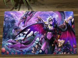 Rests YuGiOh GX Yubel TCG Mat Board Game Trading Card Game Mat Custom CCG Playmat Antislip Rubber Mouse Pad Desk Mat Free bag