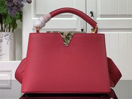10A Top Quality Designers Women Handbag Capucines Shoulder Tote WOMENS S Leather Crossbody Bag Wallet Purse