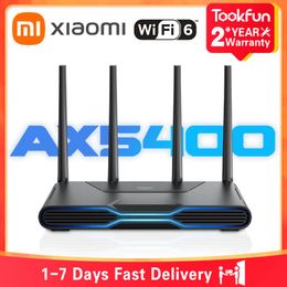 Routers Xiaomi Redmi Router AX5400 Repeater WiFi 6 VPN Mesh 2.5G Network Port OFDMA MUMIMO 512MB Qualcomm Chip Signal Booster PPPOE