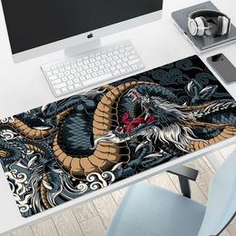 Pads Large Mousepad Gamer Mousepads Keyboard Mat Desk Rug Japanese Style Dragon Pc HD Desk Mats Company Mouse Pad For Gift