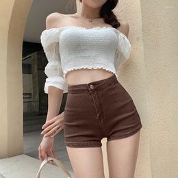 Women's Jeans Fashion High-quality Design Sense Retro Girl Bag Hip Denim Shorts Female Tight High Waist Sexy Slim Short