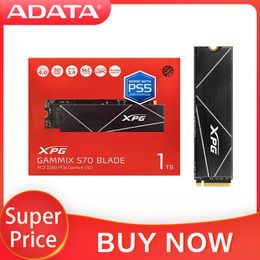 Drives Original ADATA XPG GAMMIX S70 BLADE SSD 1TB 2TB Internal Solid State Disc Hard Drive M.2 2280 PCle Gen4x4 SSD For Laptop Desktop