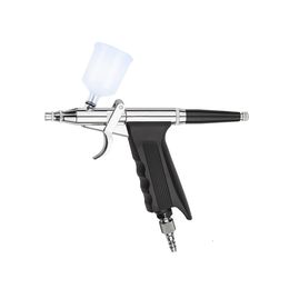 Spray Guns Portable Air Brush Spray Gun Airbrush Compressor Pen for Makeup Beauty Care Skin Nail Art Cake Decoration Barber Shop 230526