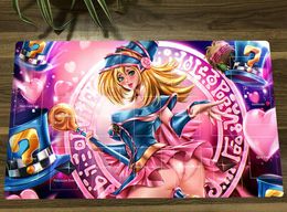 Rests NEW Yugioh Dark Magician Girl Playmat Trading Card Game DMG Game Mat Mouse Pad With Zones + Free Bag Gift