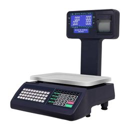 Printers 30kg TMA series Electronic Bill Tickets Printing Scales Cash Register Scale For SupermarketHot sale products