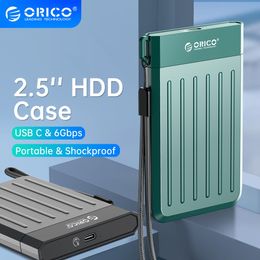 Enclosure ORICO HDD Case 2.5 SATA to USB 3.0 Adapter Hard Drive Enclosure for SSD Disk HDD Box Type C 3.1 Case HD External HDD Enclosure