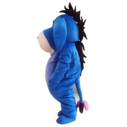 Mascot Costume Long High quality Eeyore Donkey Mascot Costume Anime Christmas Halloween Birthday Party Show