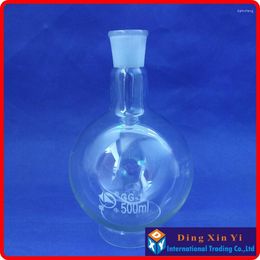 Quality Round Bottom Glass Flask Single Neck Chemistry Boiling 24/29 1-neck 500ML